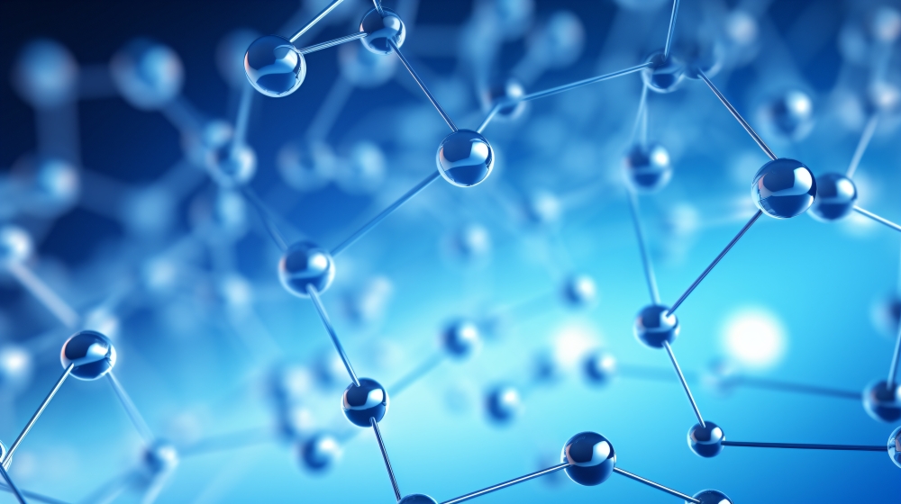 千库网_生物科技分子结构简约背景5_背景编号6529136