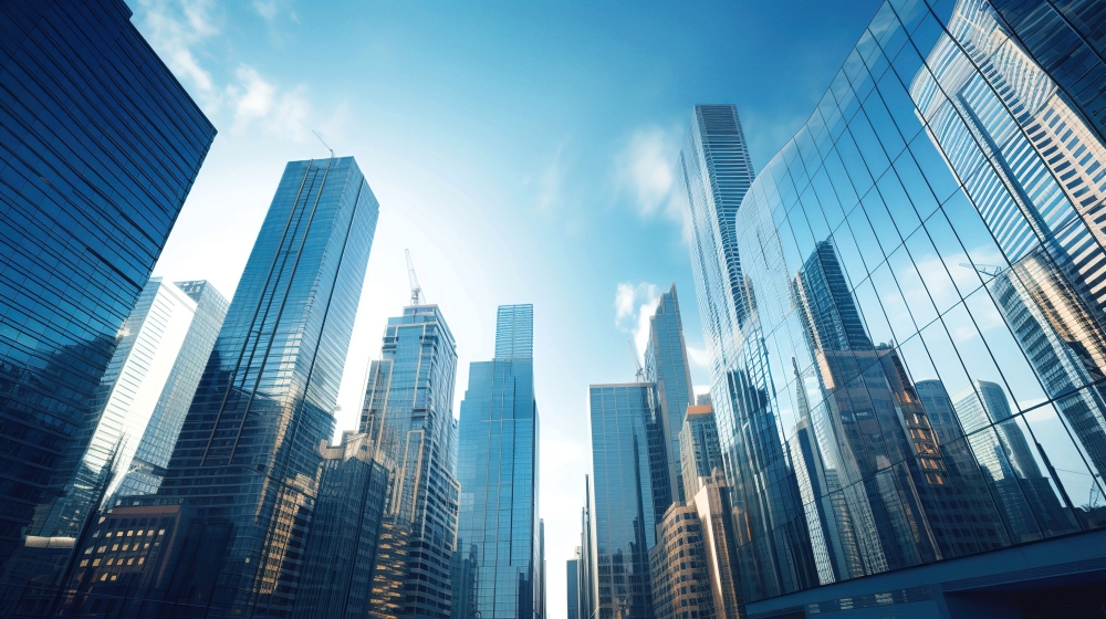 千库网_城市商务办公大楼建筑图片_摄影图编号20584729